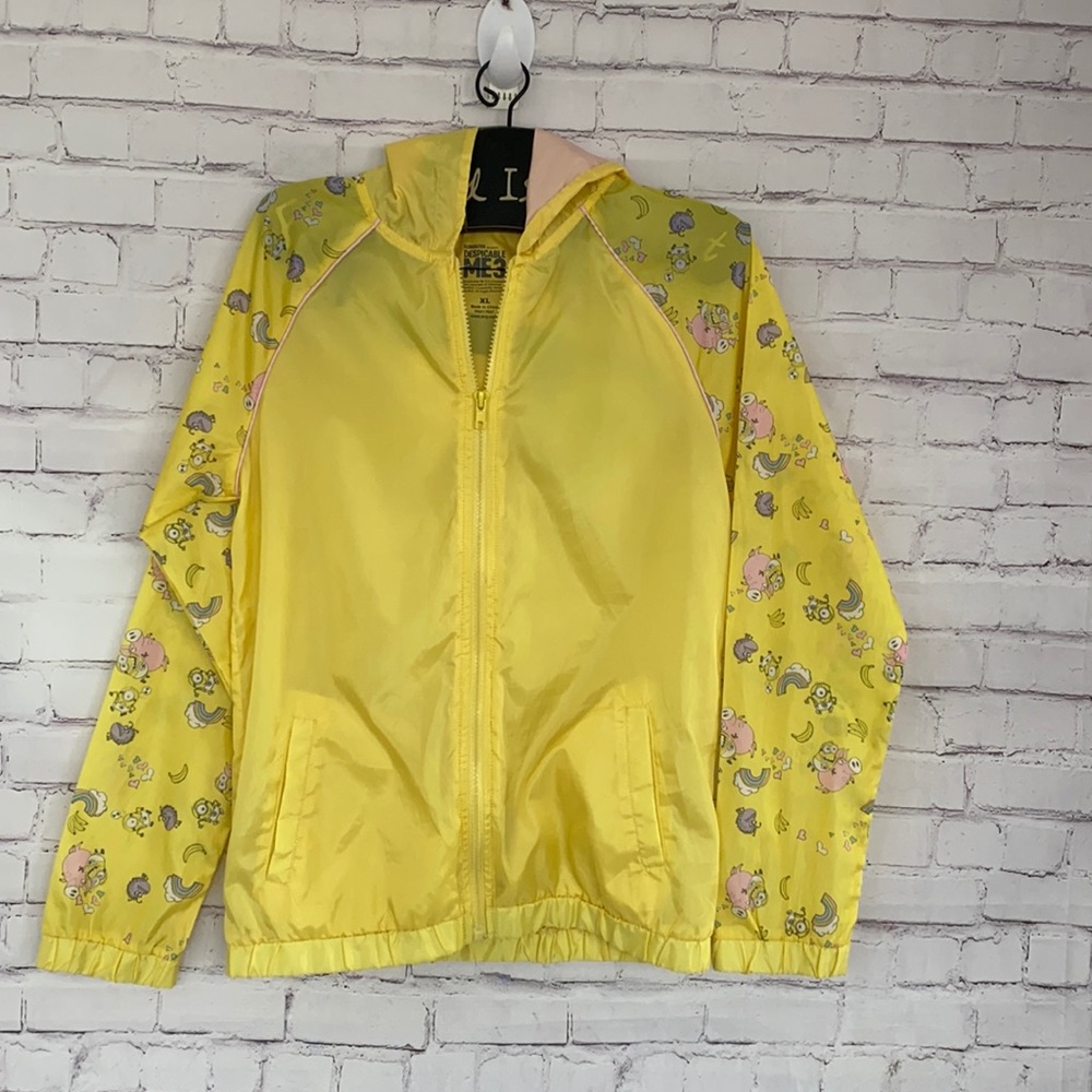 Despicable me minions rain youth jacket size XL